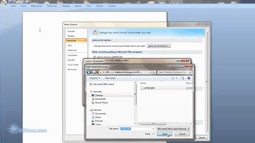 Medical Transcription | Adding Medical Dictionary Words into the MS Word 2007 Custom Dictionary.