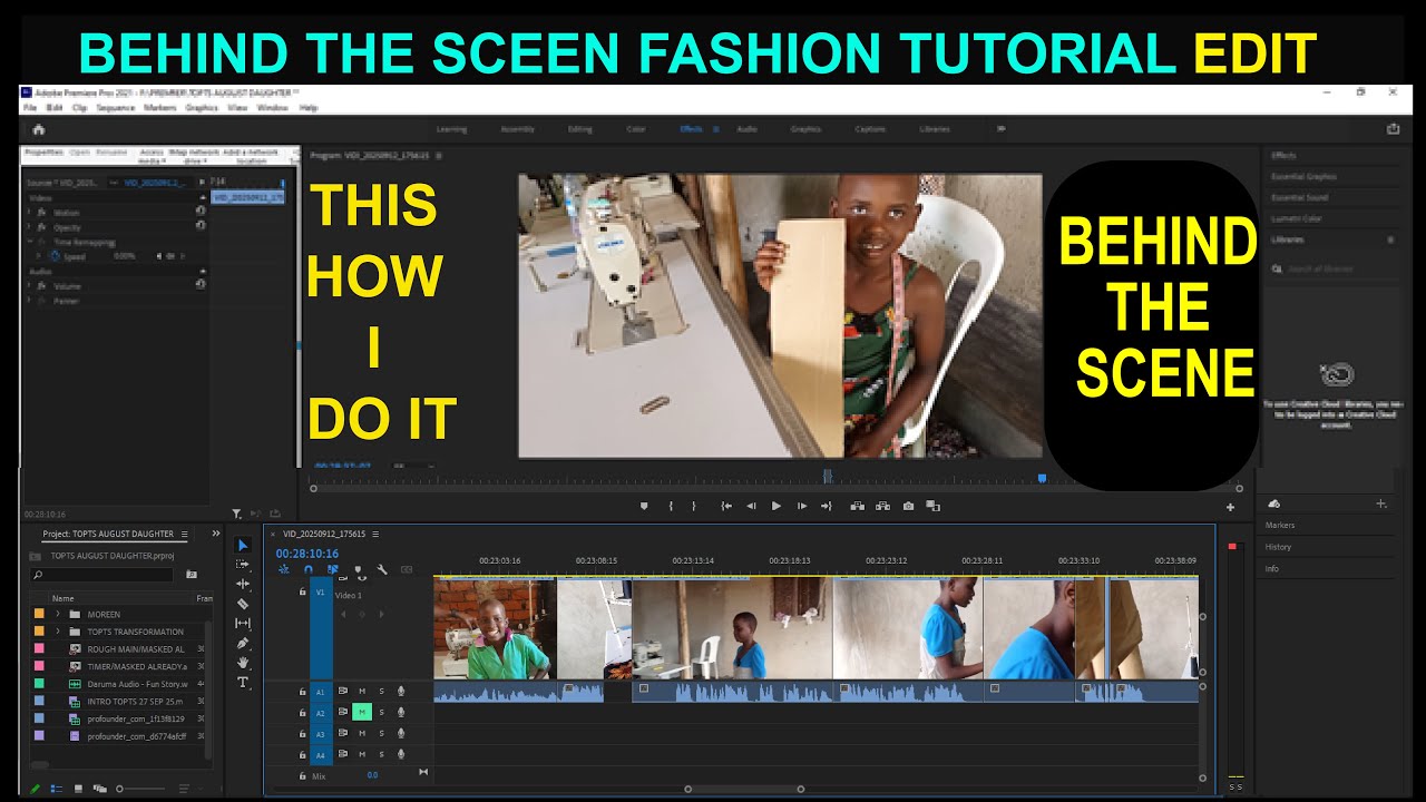 behind the scene video edit of From Workshop Setup to Production - YouTube