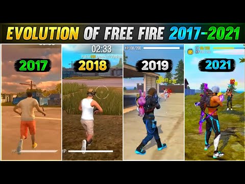 EVOLUTION OF FREE FIRE 2017 TO 2021 🔥 ll FREE FIRE GRAPHICS COMPARISON 2017 TO 2021