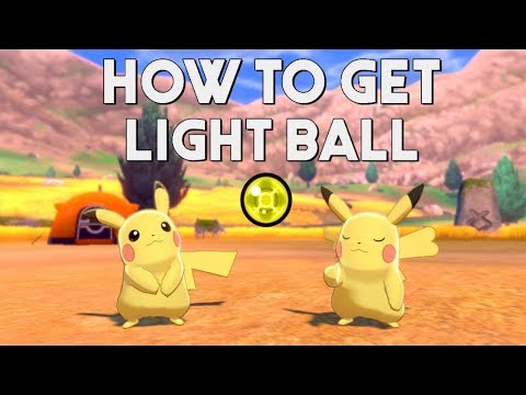 How To Get Light Ball In Pokémon Sword And Shield Youtube