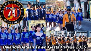 Baluyot Band 70 | Balanga Bataan Town Fiesta 2025 | Parade