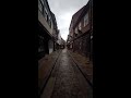 A Very Quiet Walk on Shambles in York #Shorts Harry Potter Inspiration - The Real life Diagon Alley