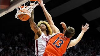 JD Davison BAPTISES Auburn’s 7 Foot Walker Kessler | Alabama vs Auburn