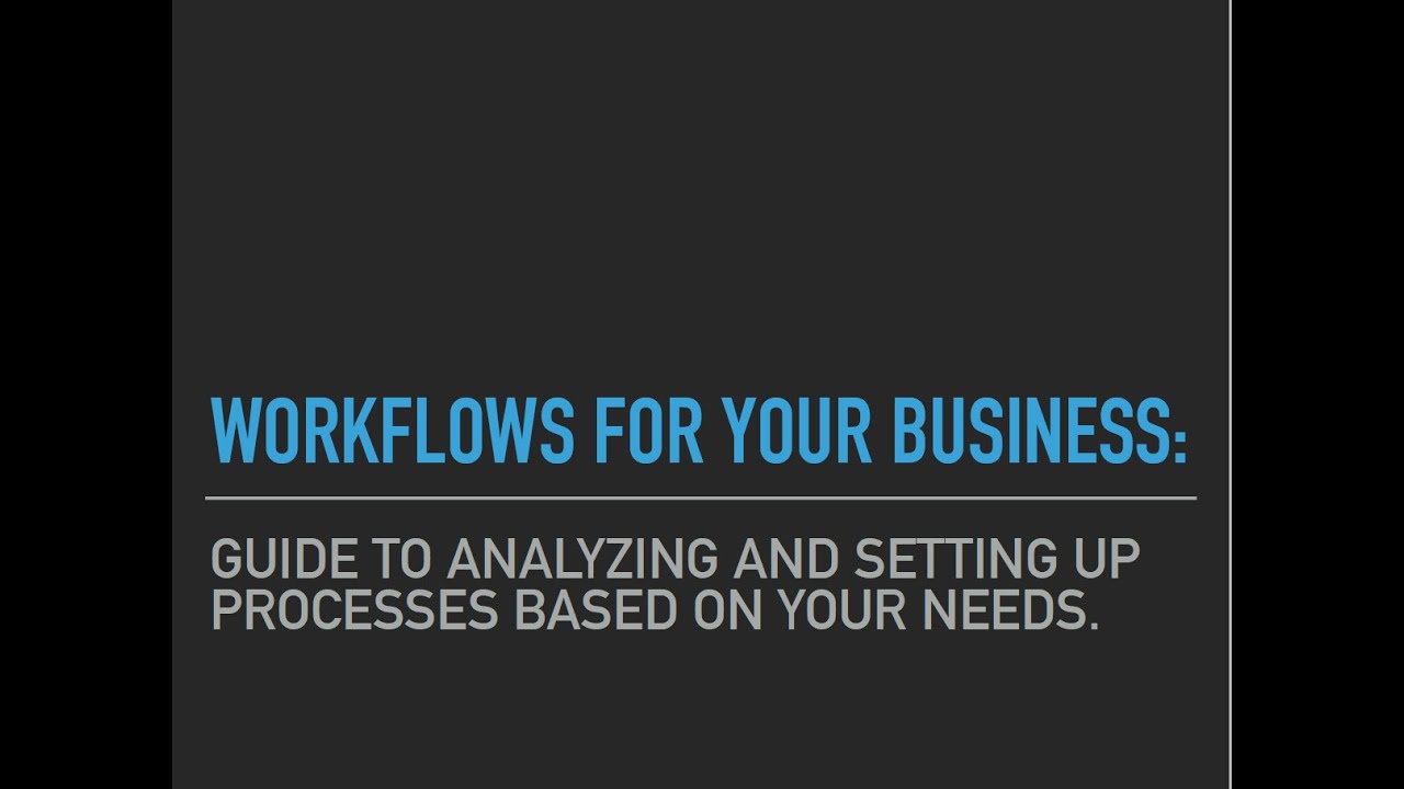 Workflows Webinar Highlights - YouTube