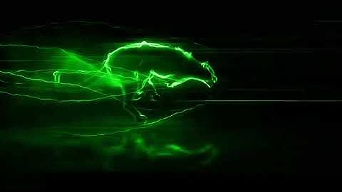 Running panther intro template green cooler
