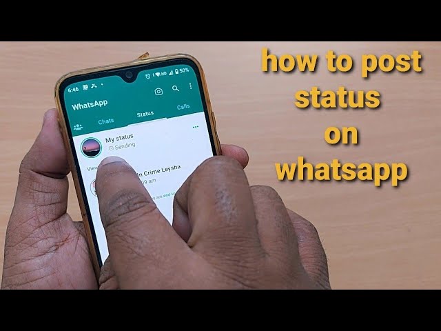 how to post a status on whatsapp | whatsapp status class=