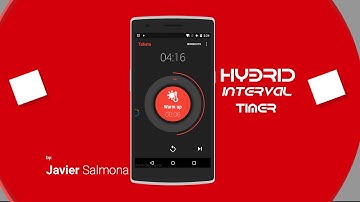 Hybrid Interval Timer for Tabata, HIT, CrossFit, Weightlifting, Cycling, Yoga app promo video