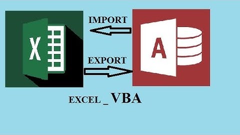 excel to access or access to excel (excelden veritabanina veri alma veya kaydetme)