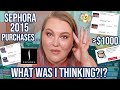 Why Did I Buy This Stuff? 2015 Sephora Purchases Revisited! 5 Years Was A Long Time Ago..