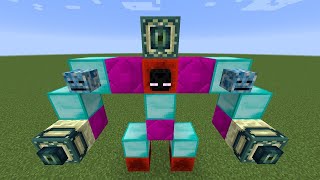 what if you create DIAMOND ENDERMAN WITHER BOSS in MINECRAFT #125