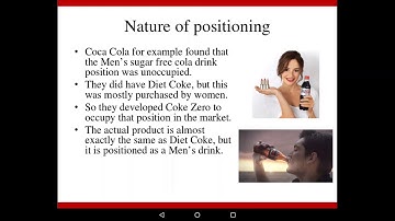 Marketing 1: Ch 7.1.2 - The Nature of Positioning