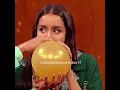 When Shraddha Kapoor inhale Helium 😂😂😂 #Youtube #YoutubeShorts