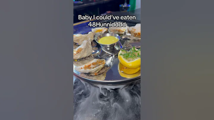 To the lady who ate 48 oysters on that date! The rest of what I had and will be in my next post 😩