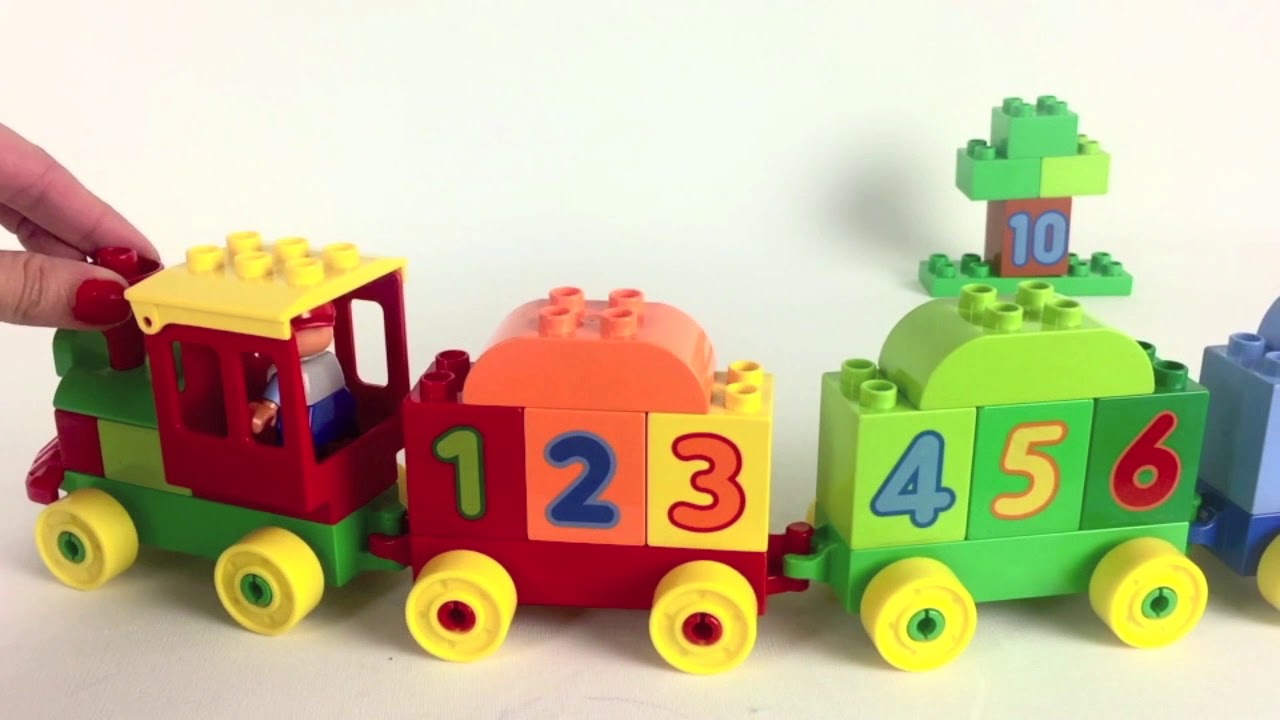 Lego Duplo Trein Maken Met Nummers Van 0 T M 9 Nederlands Filmpje Youtube