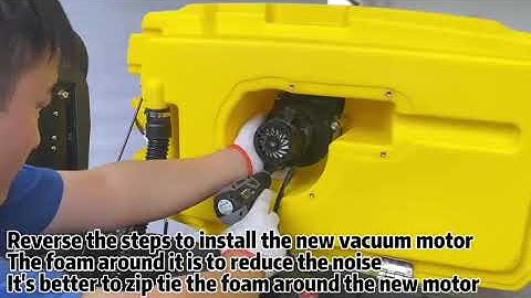 C20 Maintenance, Battery Powered Floor Scrubber with a Complete Set of Parts, C20