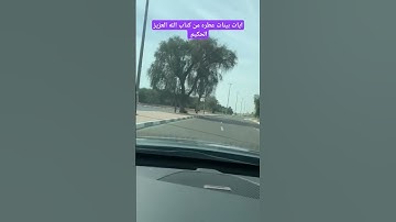 آيات بينات عطره من كتاب الله العزيز الحكيم #كن_مع_الله_ولا_تبالي #قران_كريم