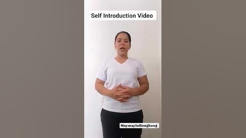 Para sa mga plano mag apply DH in Hongkong self introduction video guide.
