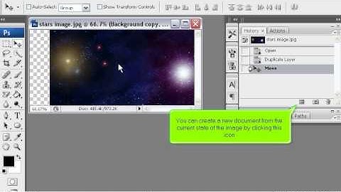 How to use the History Palette in PhotoShop - Adobe Photoshop Tutorials