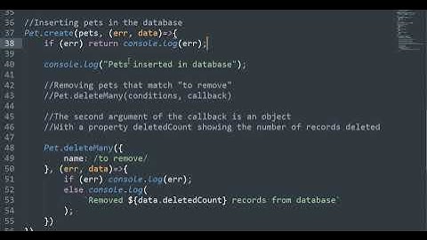 NodeJS - Remove multiple records with Mongoose