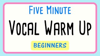 5 Minute Vocal Warm Up for Beginner Singers | Fun For All Ages screenshot 4