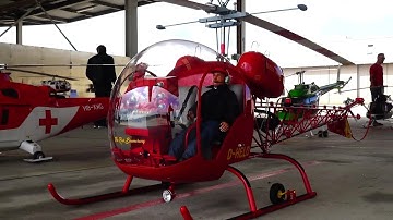 WORLD BIGGEST BELL 47 RC SCALE ELECTRIC HELICOPTER MODEL