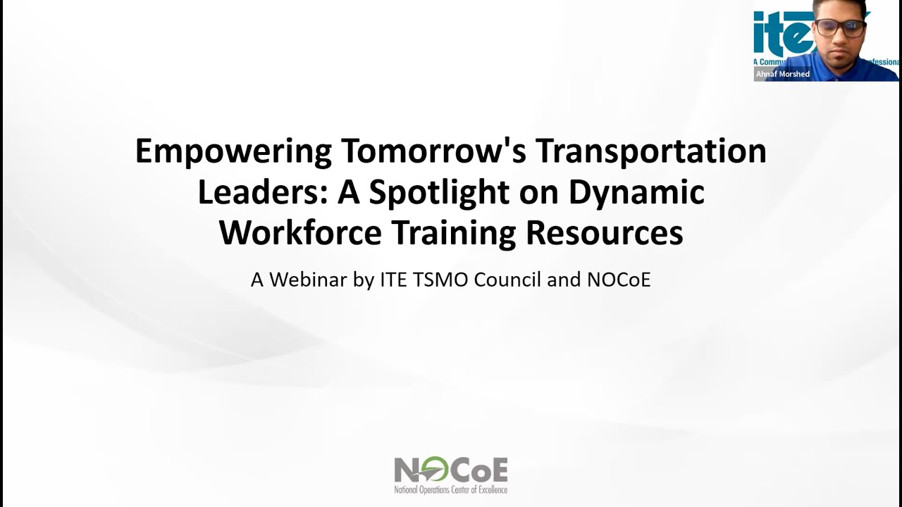 Empowering Tomorrow's Transportation Leaders: A Spotlight on Dynamic Workforce Training Resources