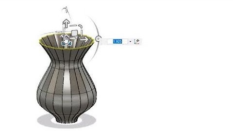 Fusion 360 - Flower vase modelling