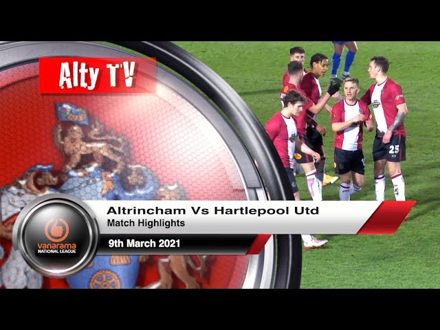 Altrincham vs Hartlepool United on 19 Sep 23 - Match Centre