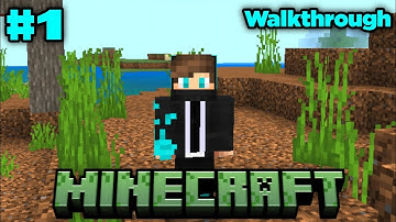 First Day in Minecraft | Minecraft Gameplay Walkthrough Part 1 (Android,IOS)