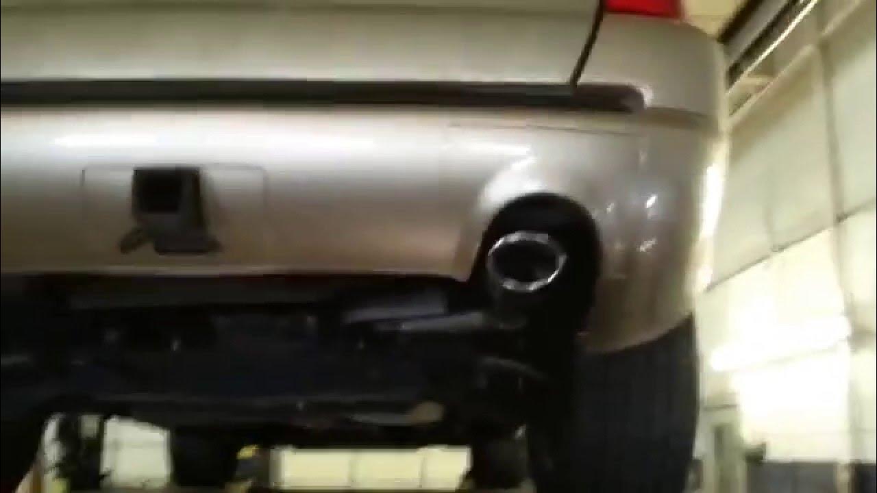 Mercedes ML320 2001 Exhaust repair - YouTube