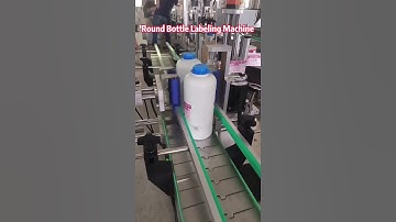 Round bottle labeling machine #labelingmachine #label #packagingmachine #machine #packagingmachinery