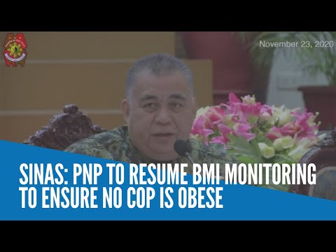 Sinas: PNP to resume BMI monitoring to ensure no cop is obese