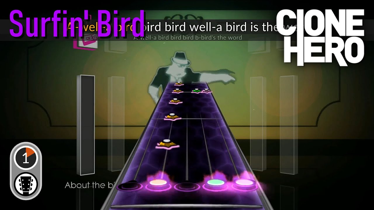 The Trashmen Surfin' Bird Clone Hero Chart YouTube