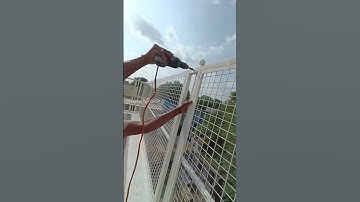 welded wire mesh frame installation | 1×1 mesh #mesh #frame #ideas