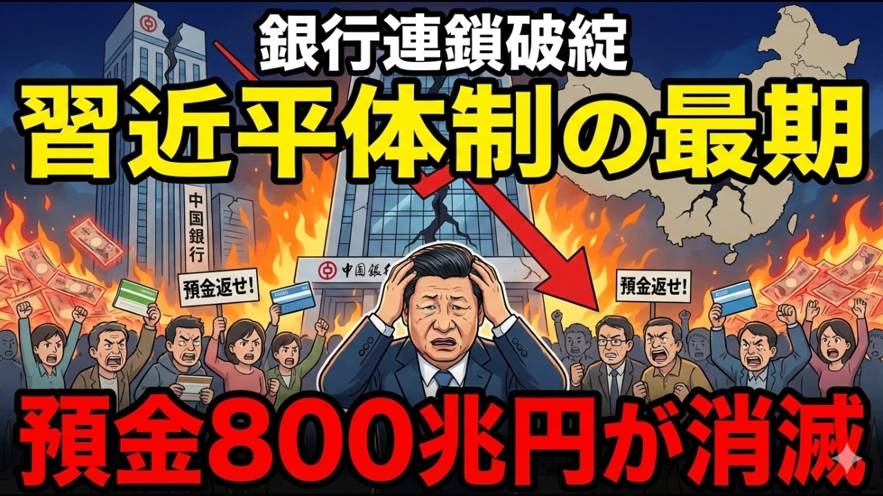 「銀行にお金がない！」預金封鎖にブチ切れた国民が暴動。習近平がひた隠しにする金融崩壊の真実