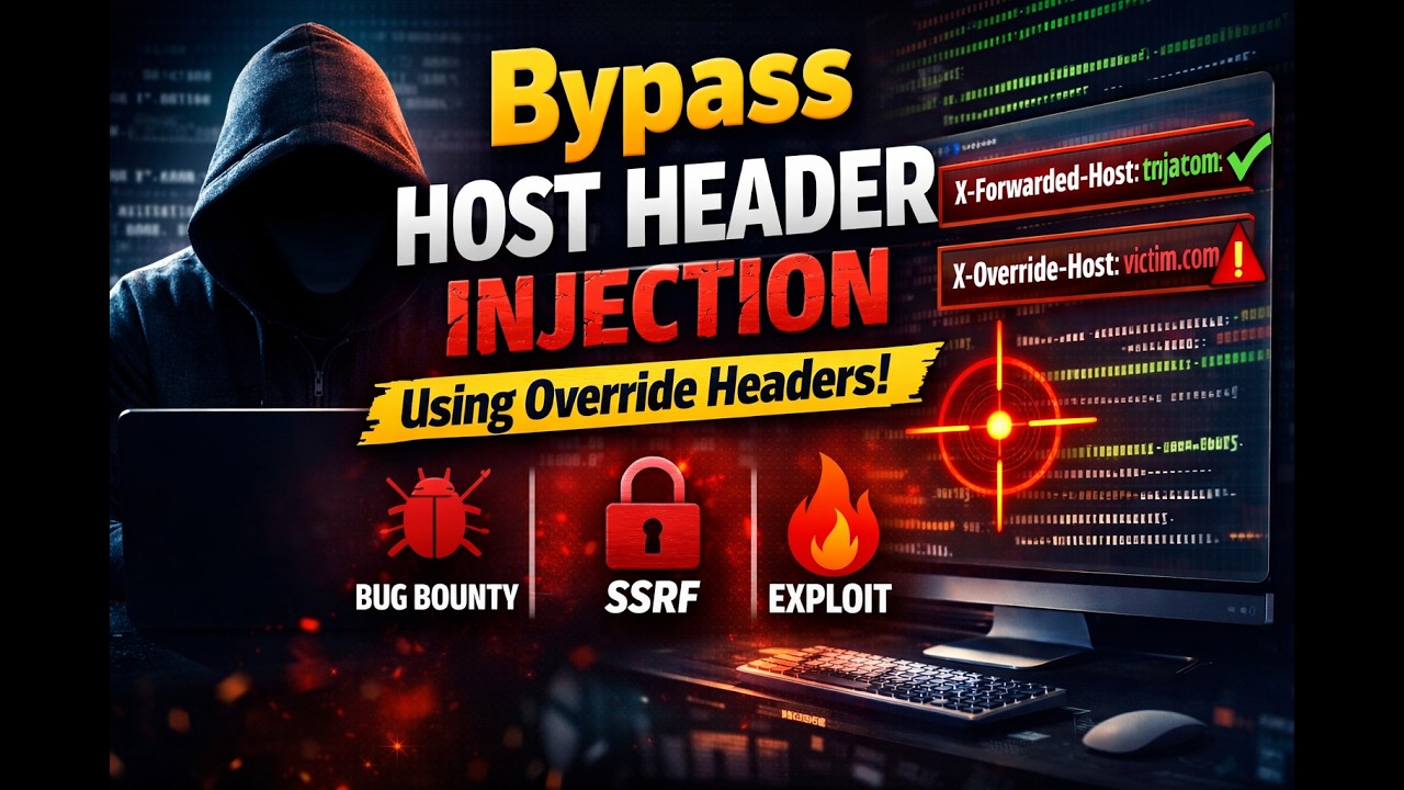 How to Bypass Host Header Injection with Add Host Override Headers ...