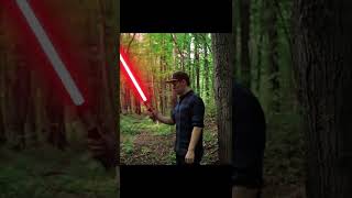 Star Wars Lightsaber & Force Lighting Effect #Shorts