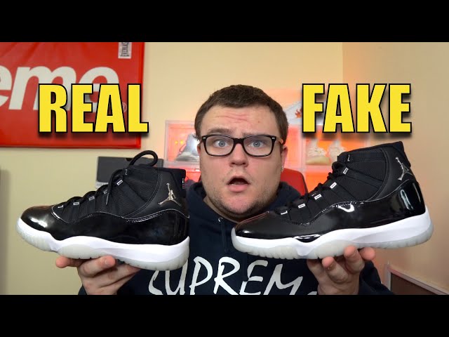 how to tell if gamma blue 11s are fake