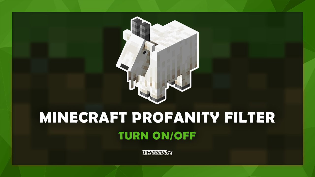 How To Enable or Disable Profanity Filter On Minecraft Realms - (Quick