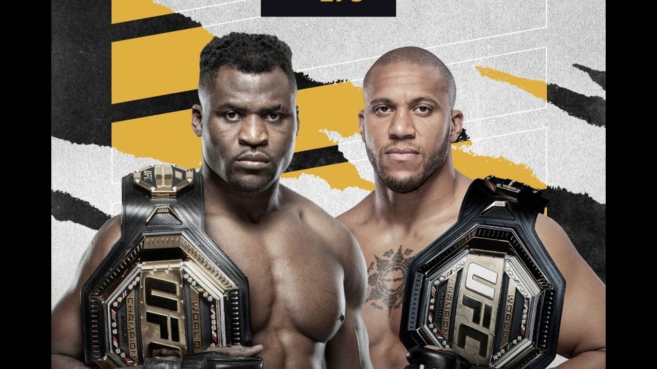 Francis Ngannou vs  Ciryl Gane Live! round 4 ufc texas