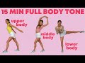 15 Minute Full Body Tone🔥 - No Weights and all Standing