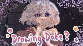 Cozy Drawing Date Session ~ Calm Drawing Stream Perfect for Sleep, Study, relax