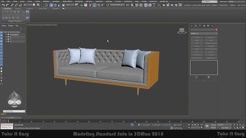 Modeling Tutorial - Modeling Standard Sofa in 3DMax 2018 - Part 1