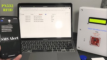 RFID Attendance System Using PN532 NFC RFID Reader & ESP8266 | Google Sheets + SMS Alert