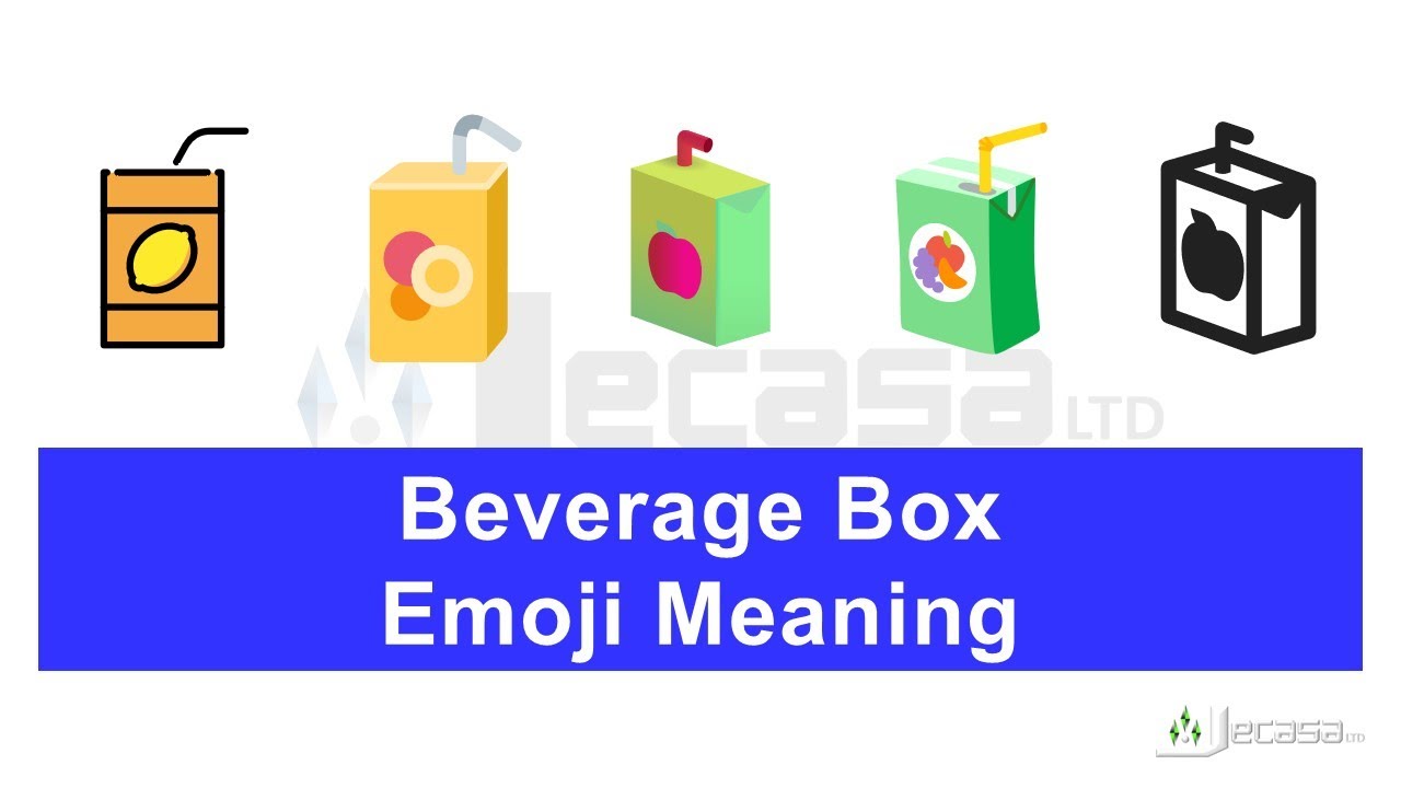 Beverage Box Emoji π§ Meaning | Learning Emojis - YouTube
