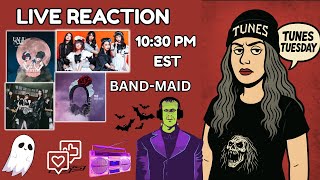TUNESDAY LIVE: BAND-MAID “YOLO / JUST BRING IT” REACTION! 🔥 Japanese Rock Queens Strike Again!