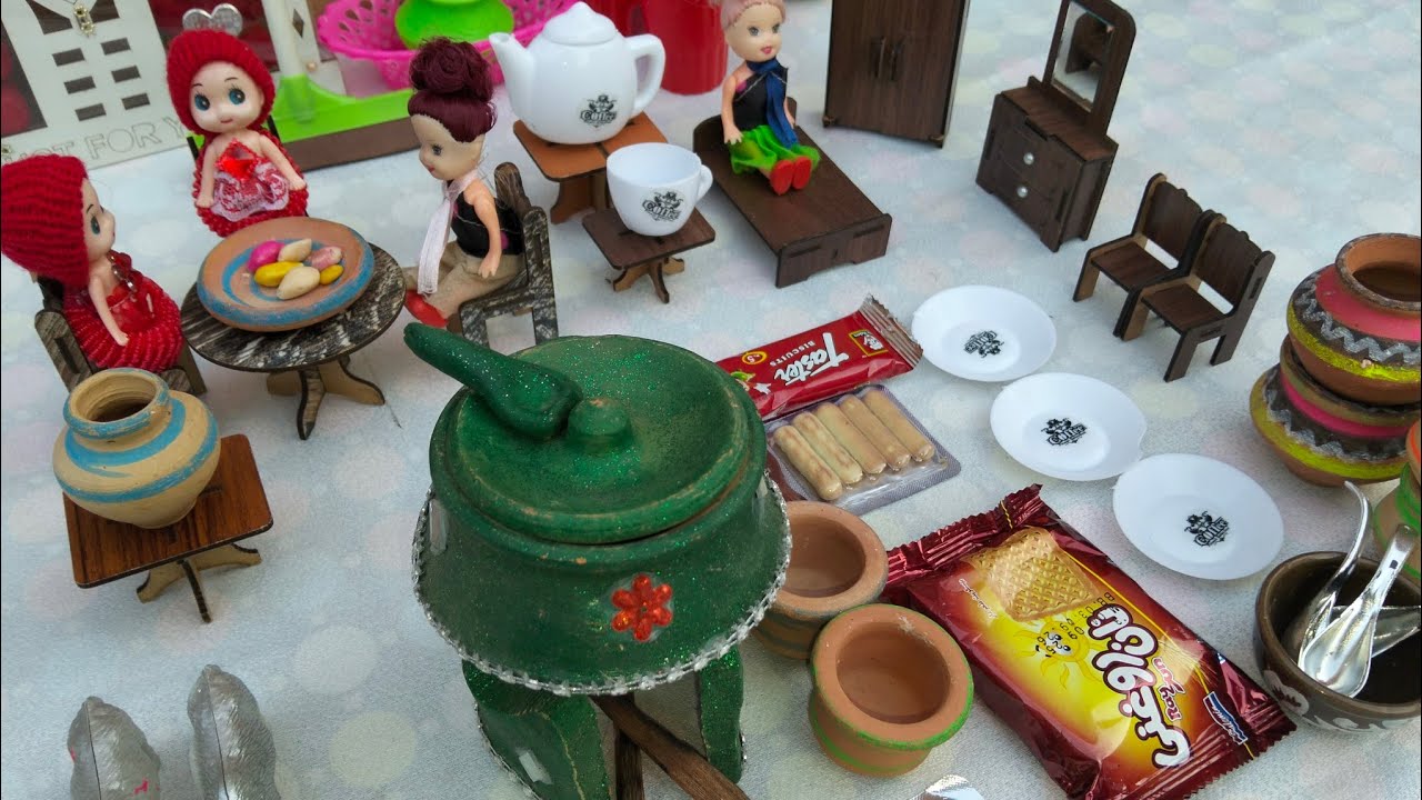 ASMR for Anxiety & Insomnia | Soothing Snack Sounds | Calming Village Atmosphere | Tiny food heaven 