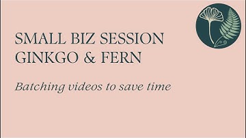 Boost your efficiency: Save time with video batching