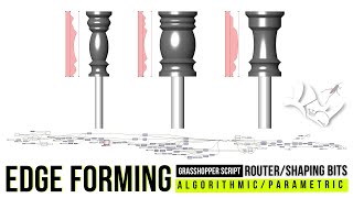 Shaping Custom bit Algorithmic and Computational Rhino & Grasshopper Parametric Architecture