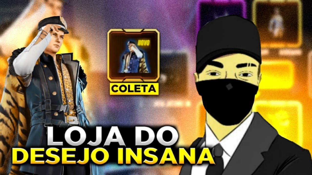 FREE FIRE - AO VIVO🔥NOVA LOJA DO DESEJO INSANA🔥X1 DOS CRIA ...